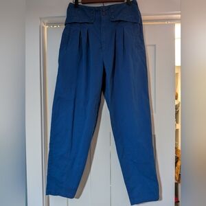 Vintage Casual Corner & Co Women's Size 12 Pants High Waist Tapered Leg Blue